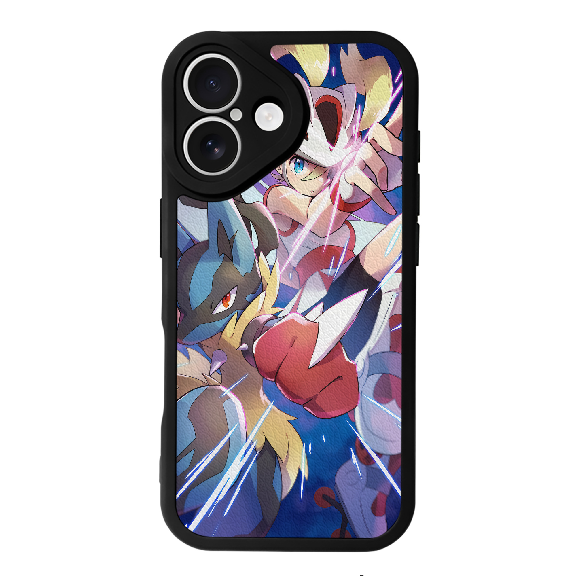 （画像用） ポケットモンスター Pokémon 【iPhone 16シリーズ対応】シリコンスマホケース（レザー調） 材質：シリコン